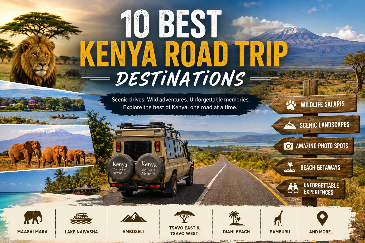 10 Best Kenya Road Trip Destinations to Explore by Car