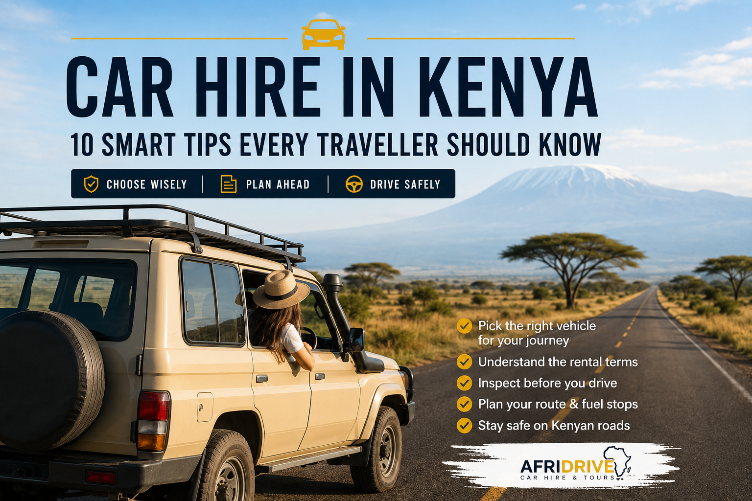 Car Hire in Kenya: 10 Smart Tips Every Traveller Should Know
