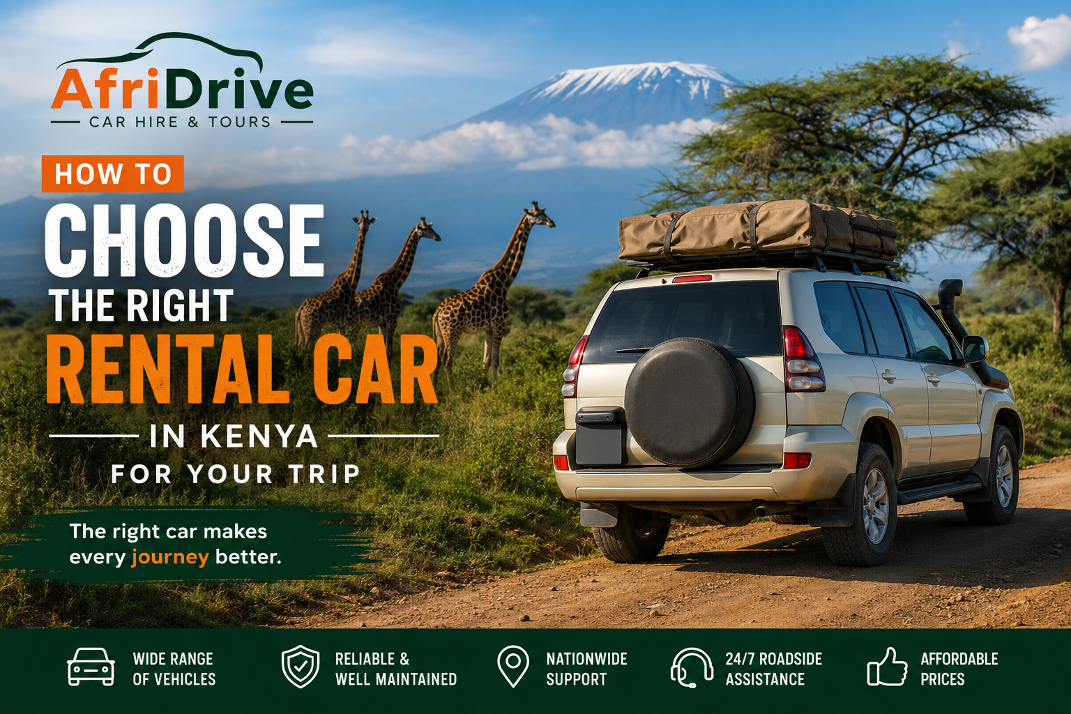 How to Choose the Right Rental Car in Kenya for Your Trip